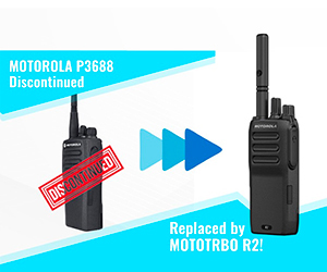 NOTICE: MOTOROLA P3688 DISCONTINUED.